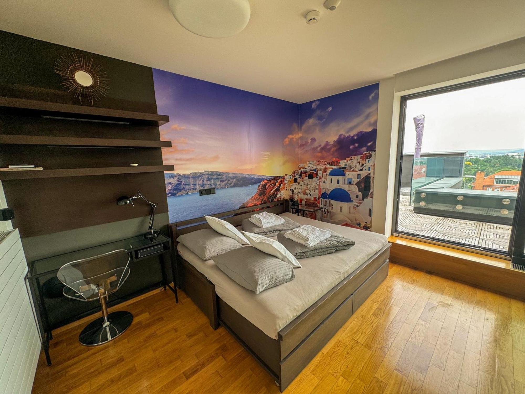 Apartman Se Saunou A Terasou S Vyhledem Na Брно Екстер'єр фото
