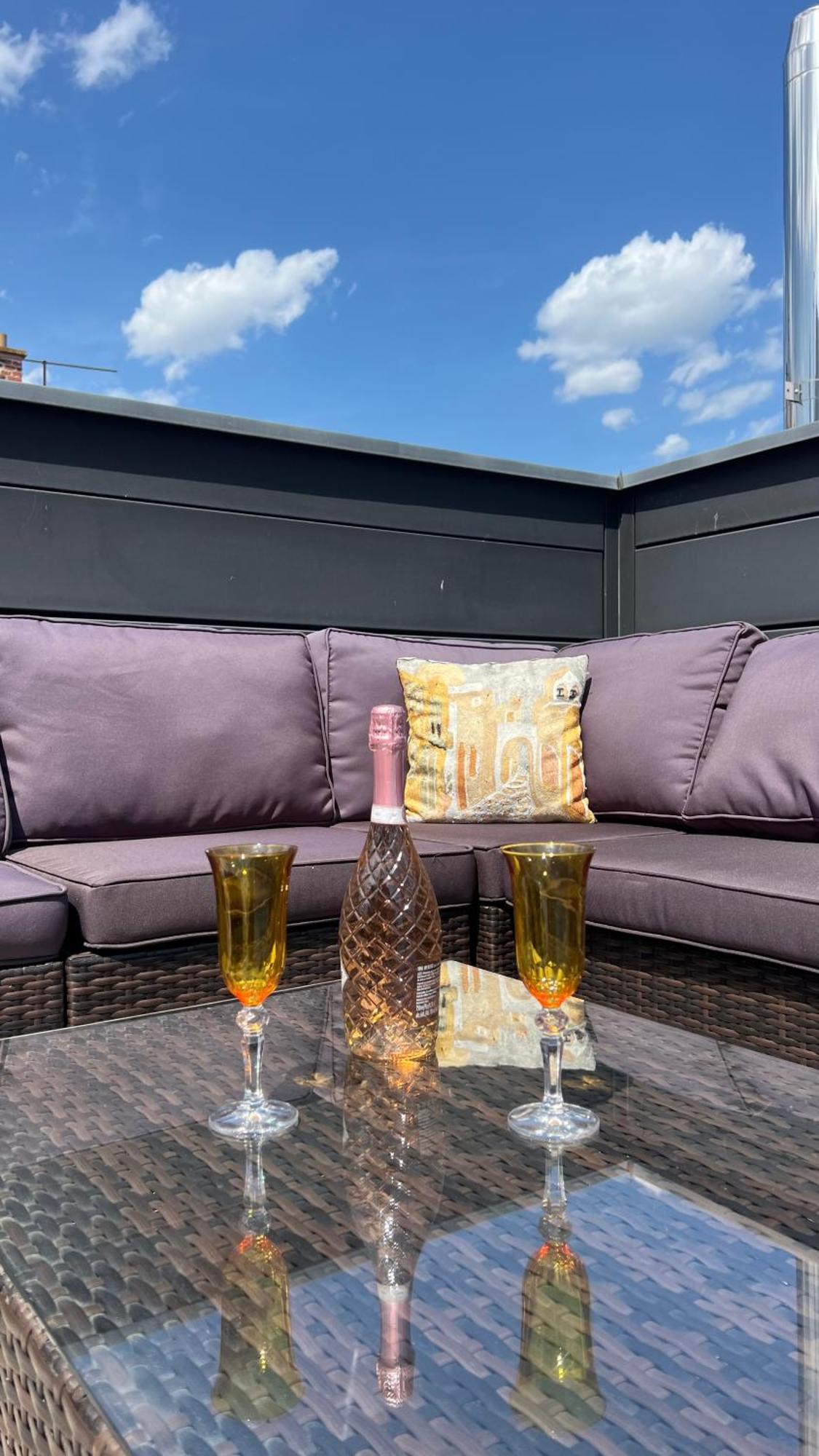Apartman Se Saunou A Terasou S Vyhledem Na Брно Екстер'єр фото