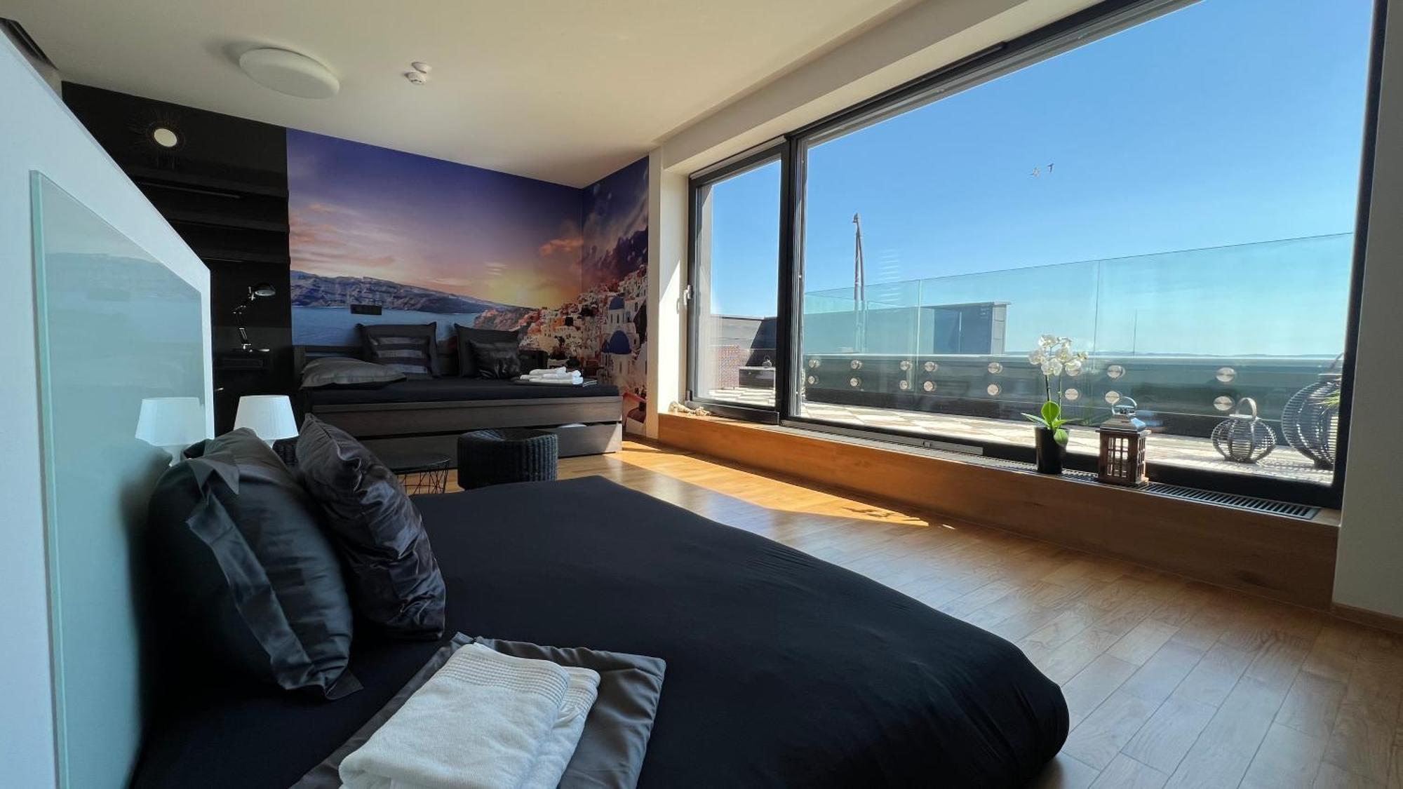 Apartman Se Saunou A Terasou S Vyhledem Na Брно Екстер'єр фото