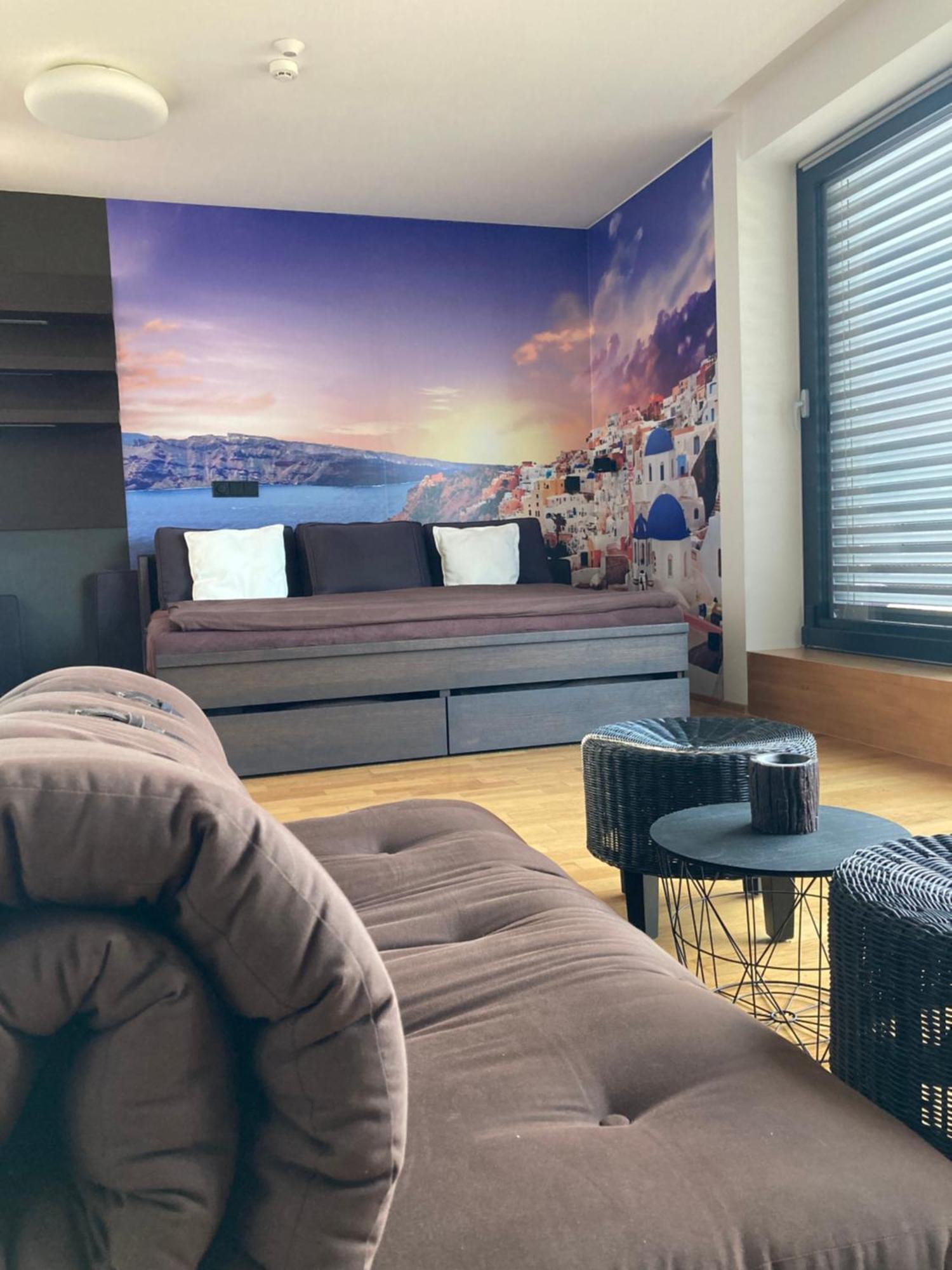 Apartman Se Saunou A Terasou S Vyhledem Na Брно Екстер'єр фото